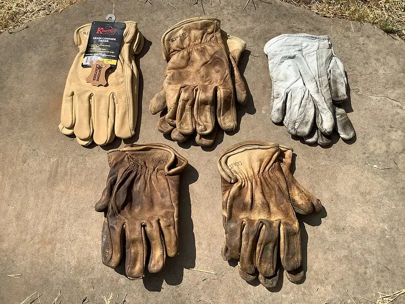Gants de travail en cuir