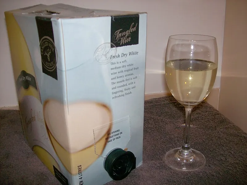 Vin en cubitainer